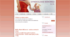 Desktop Screenshot of monomed.cz