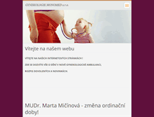 Tablet Screenshot of monomed.cz